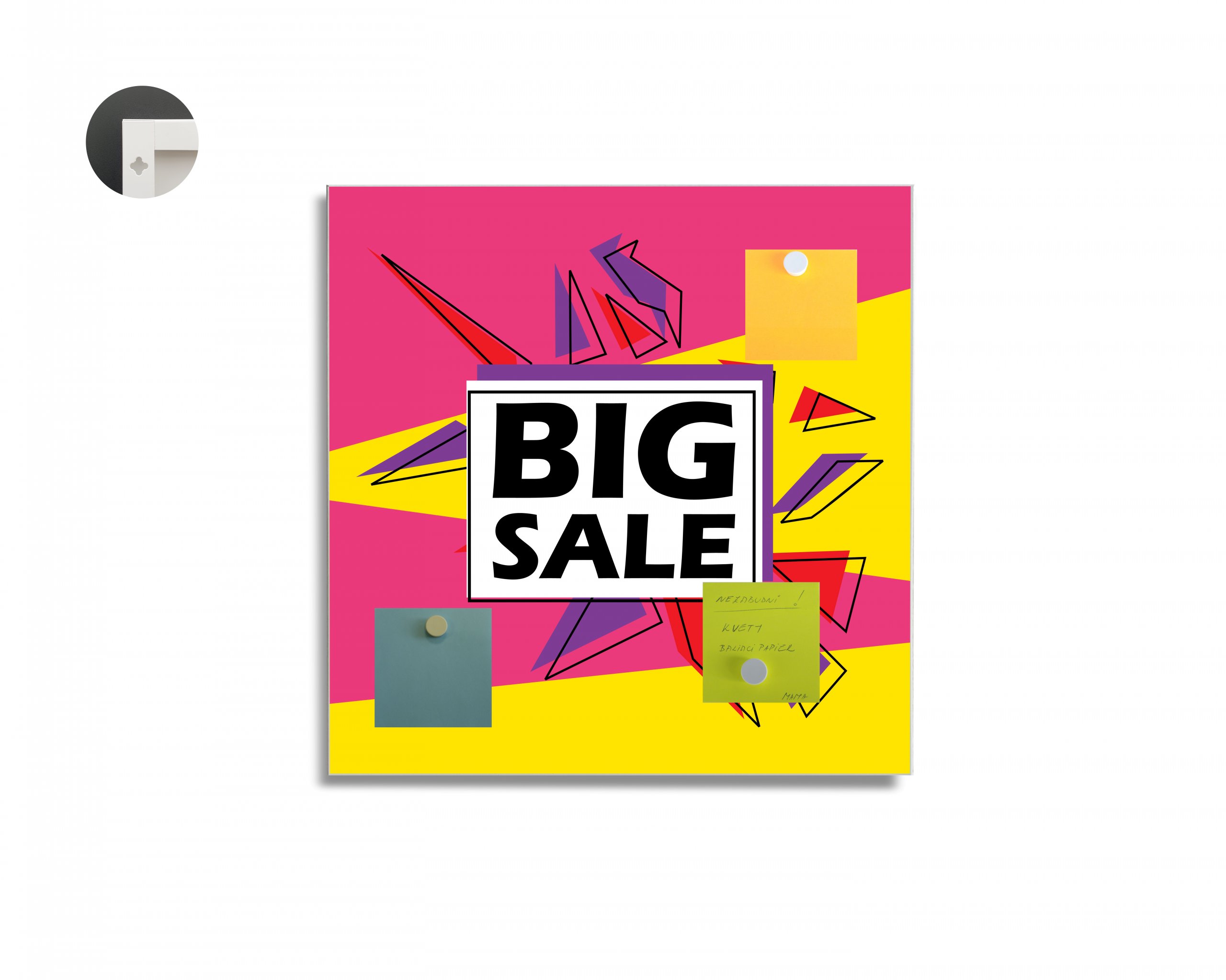 Magnetická tabuľa easy - motív Big Sale