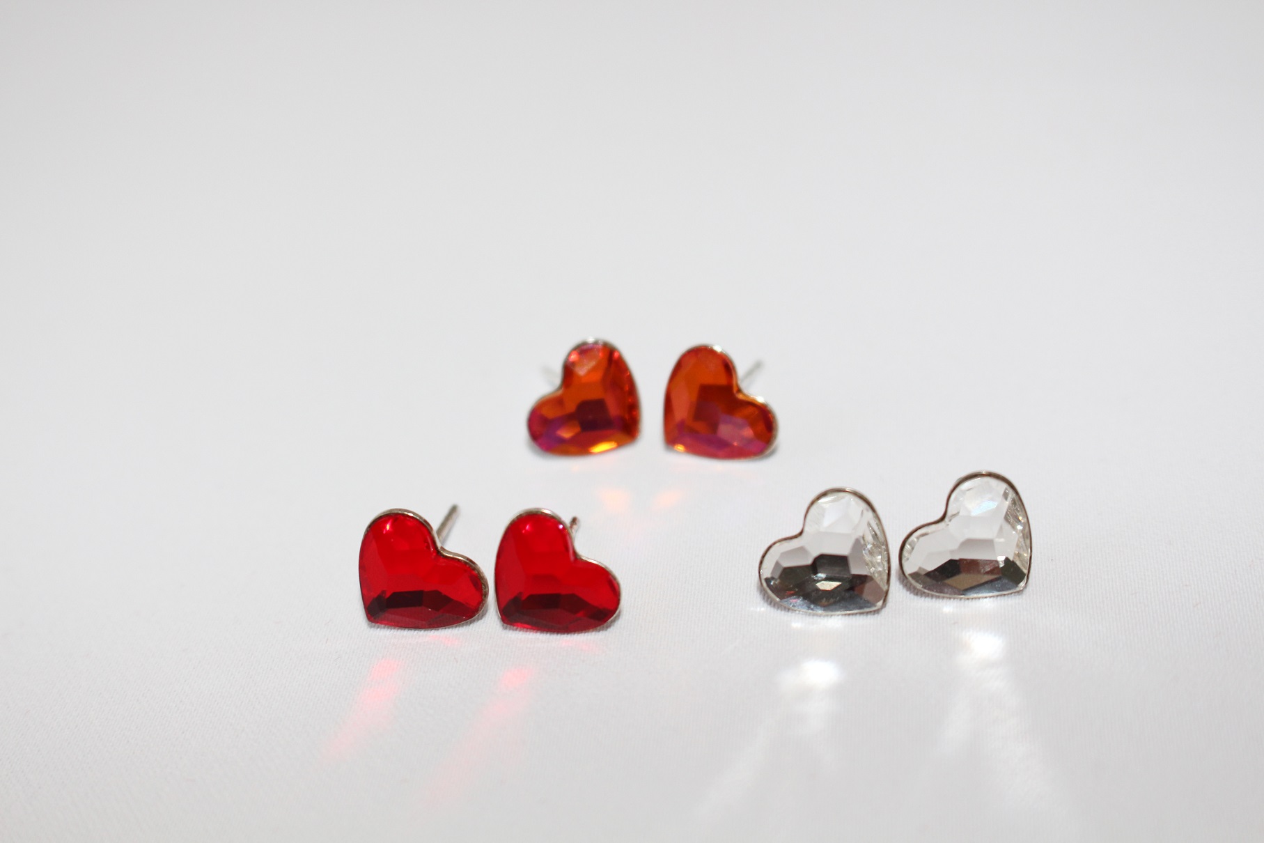 Small Heart in red Earrings