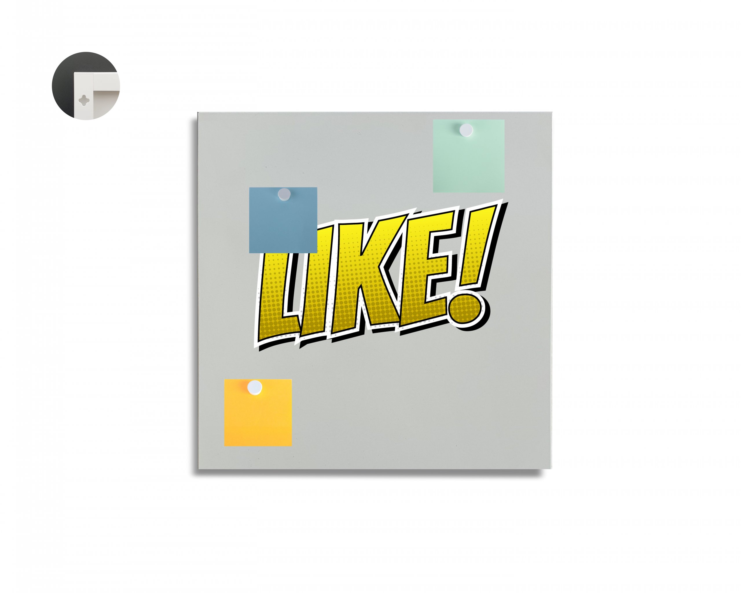 Magnetická tabuľa easy - motív Like!