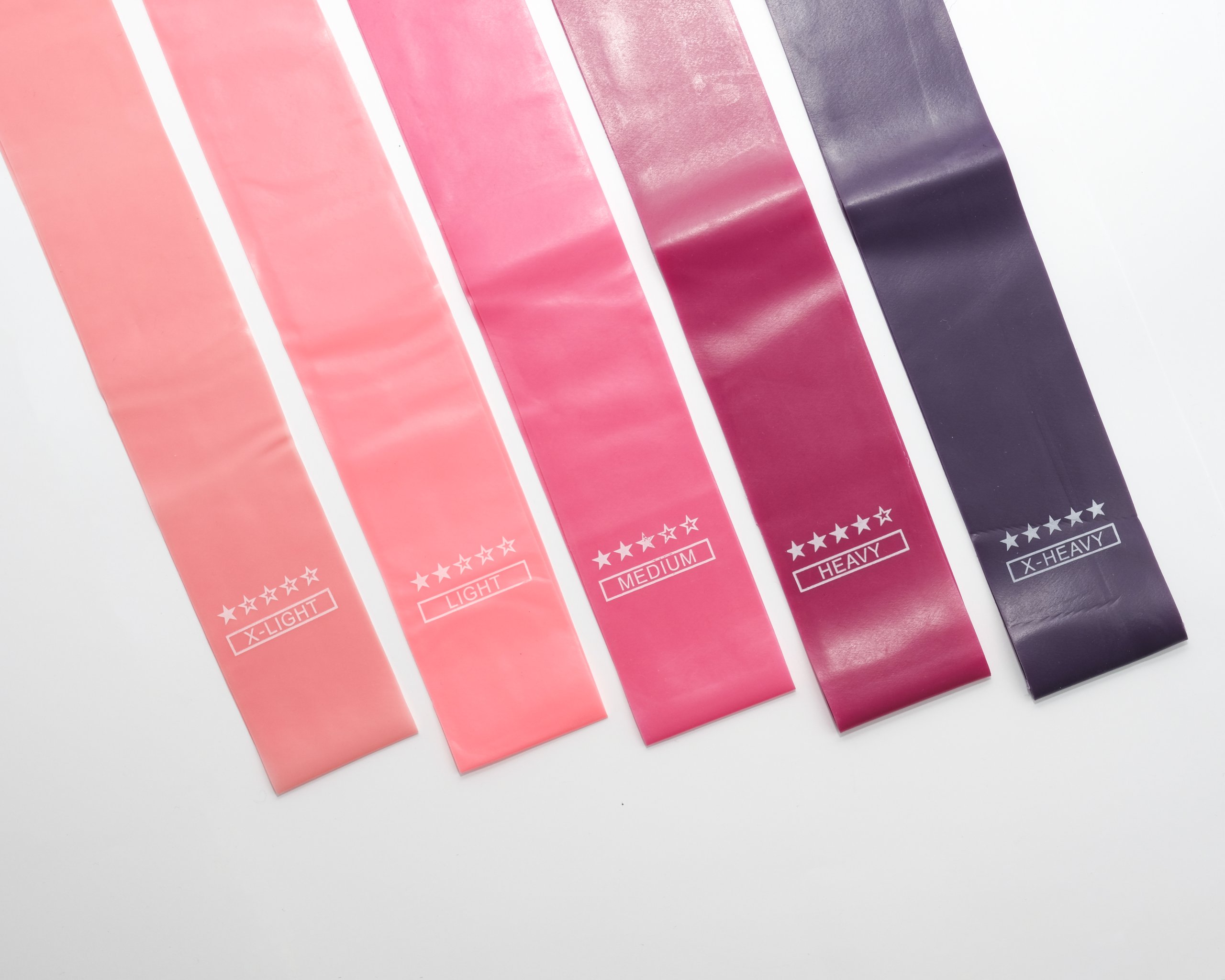 Gumové posilňovacie pásy (expandery) – Set 5 úrovní odporu