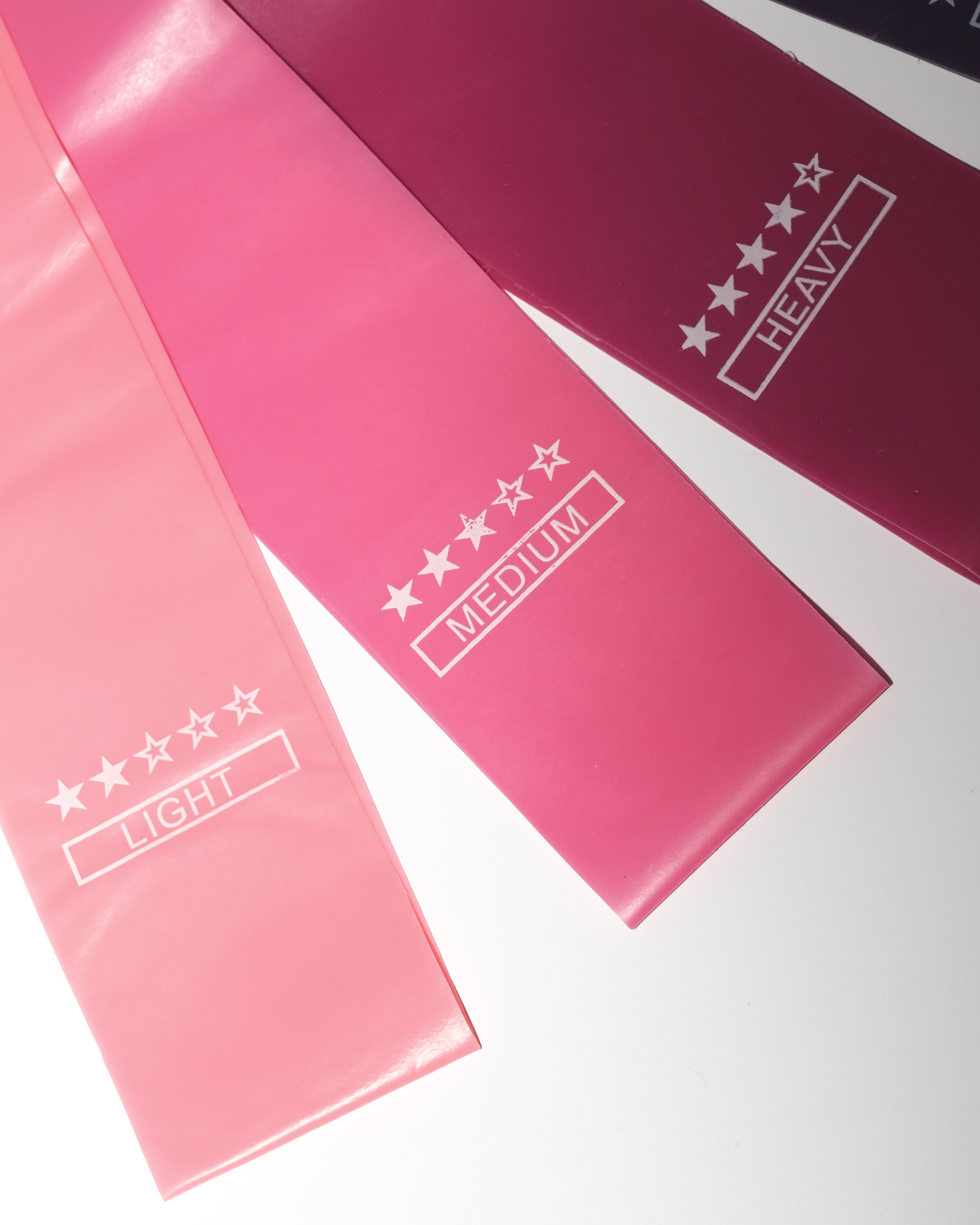 Gumové posilňovacie pásy (expandery) – Set 5 úrovní odporu