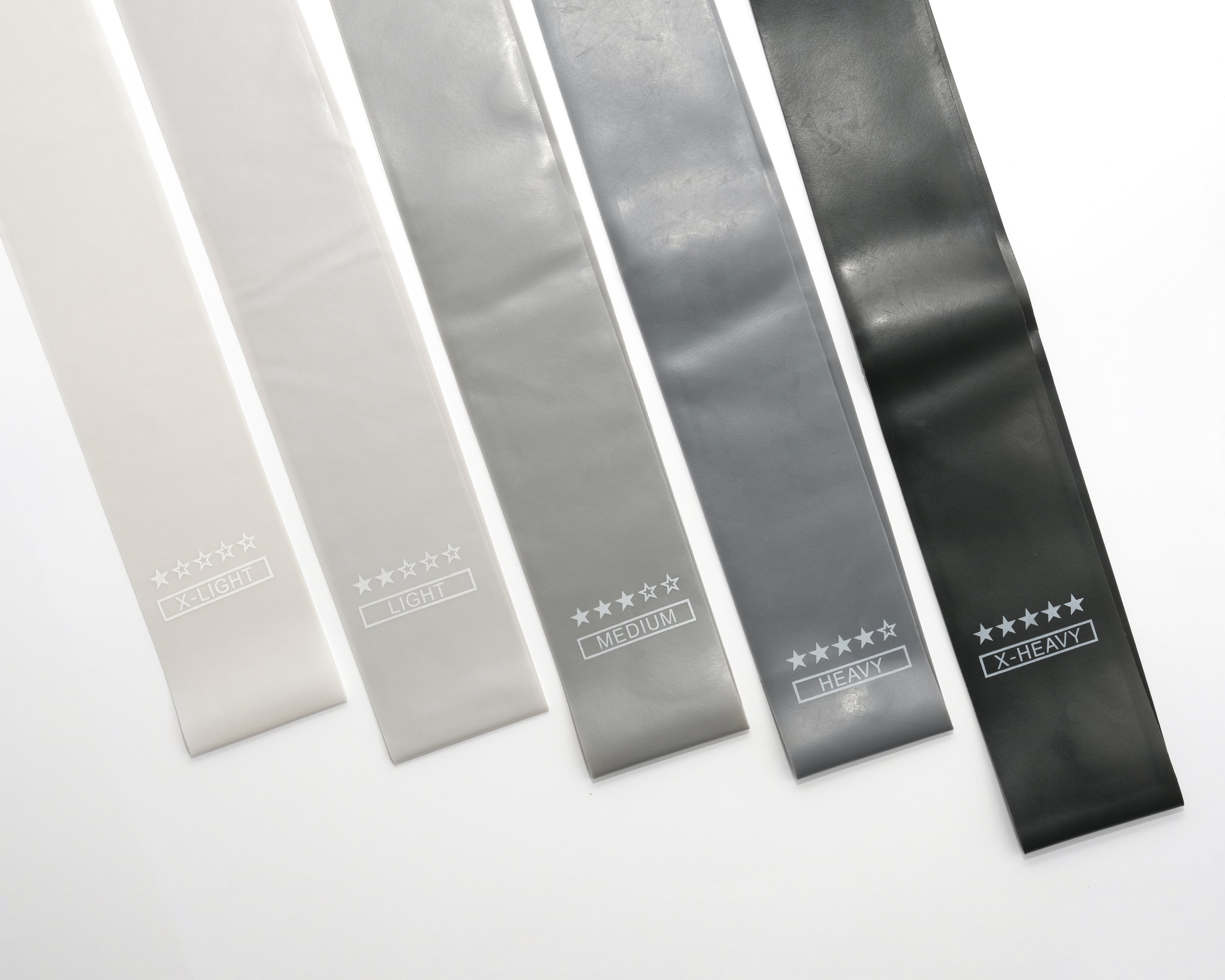 Gumové posilňovacie pásy (expandery) – Set 5 úrovní odporu