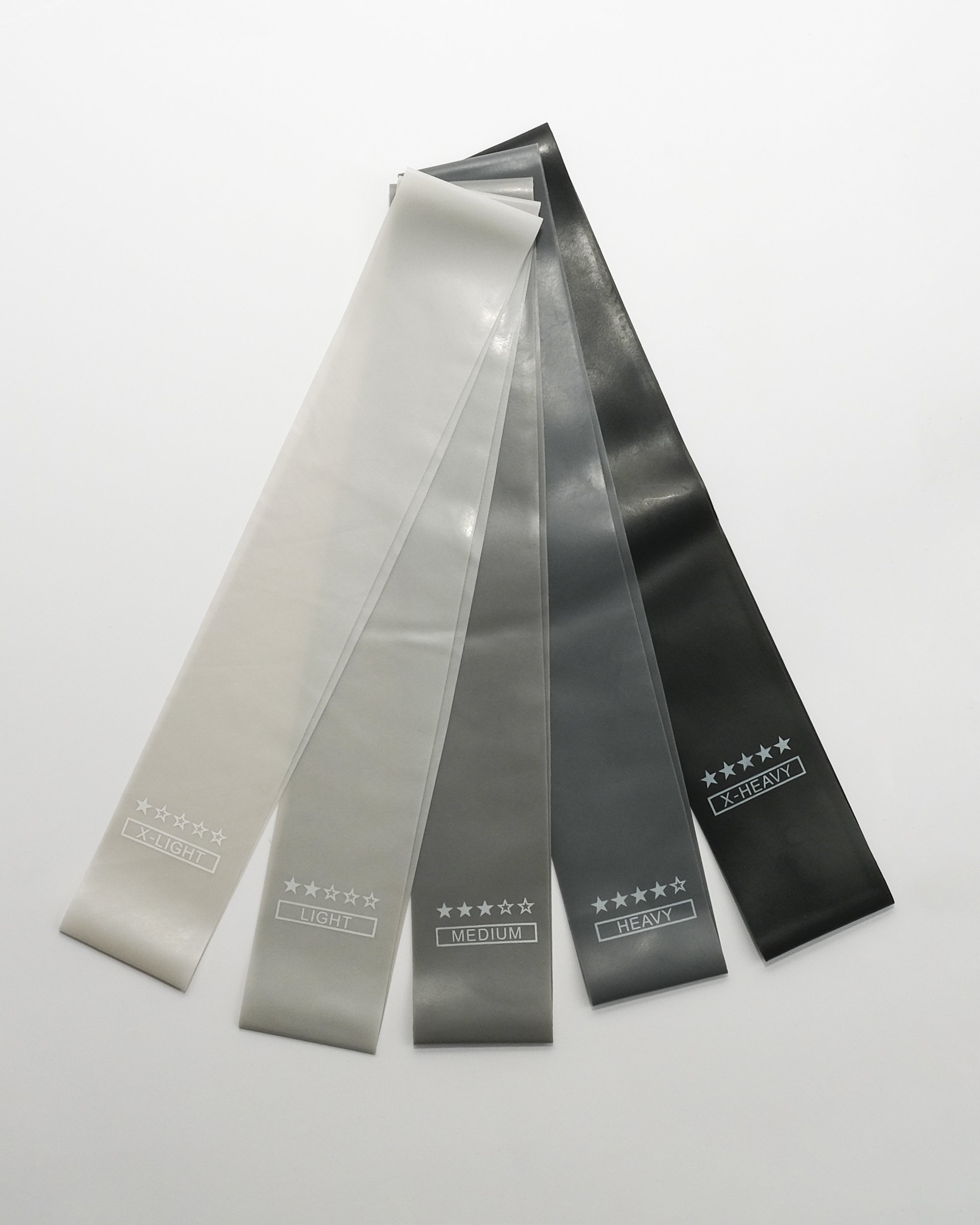 Gumové posilňovacie pásy (expandery) – Set 5 úrovní odporu