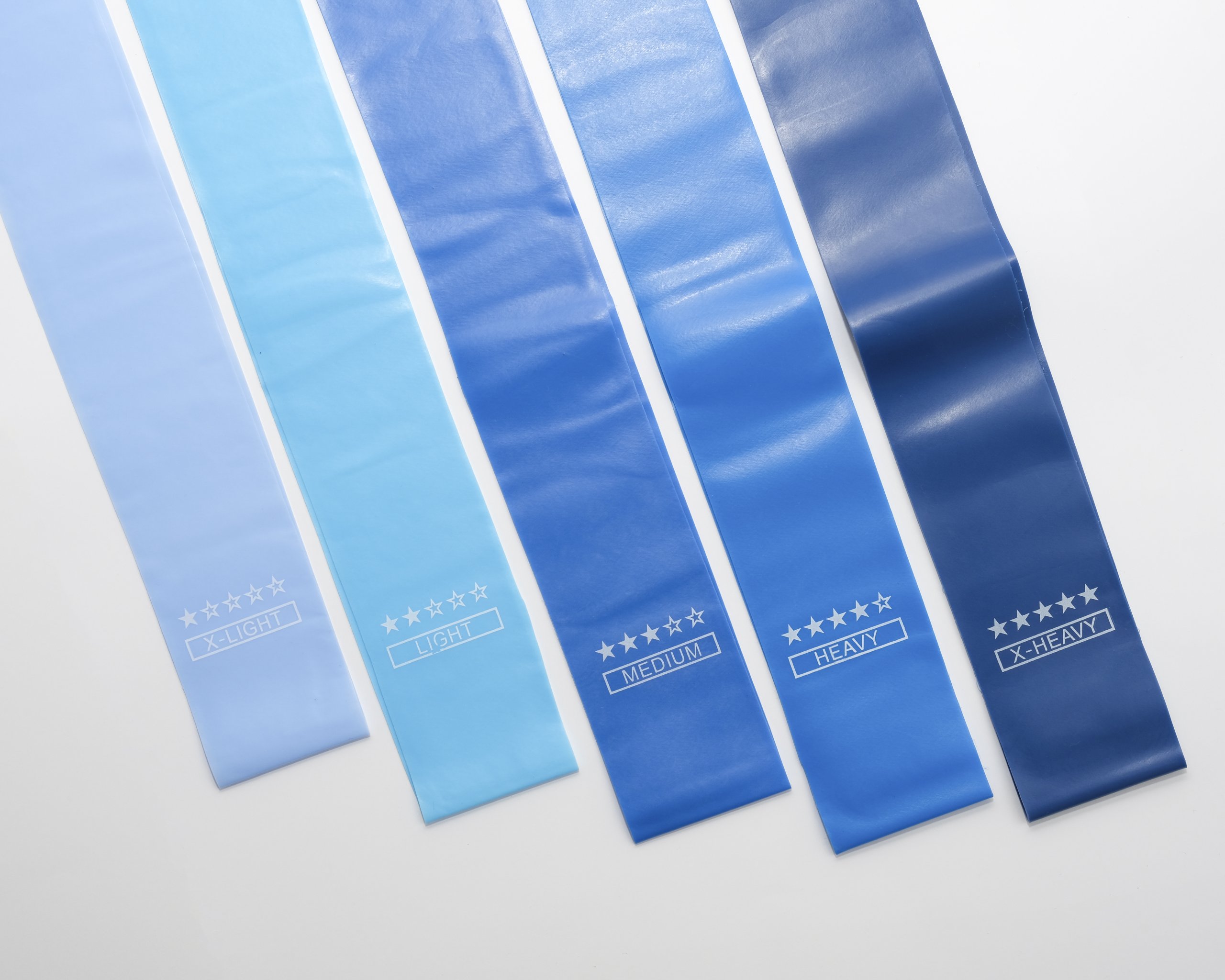 Gumové posilňovacie pásy (expandery) – Set 5 úrovní odporu