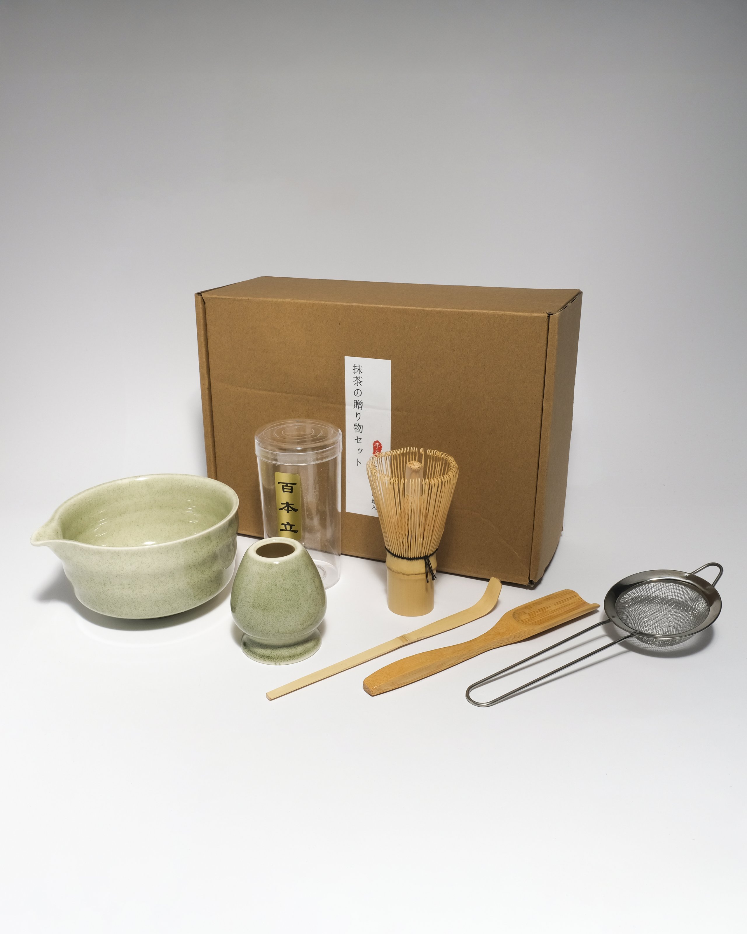 Matcha Ceremoniálny Set – Zelená edícia (6-dielny)