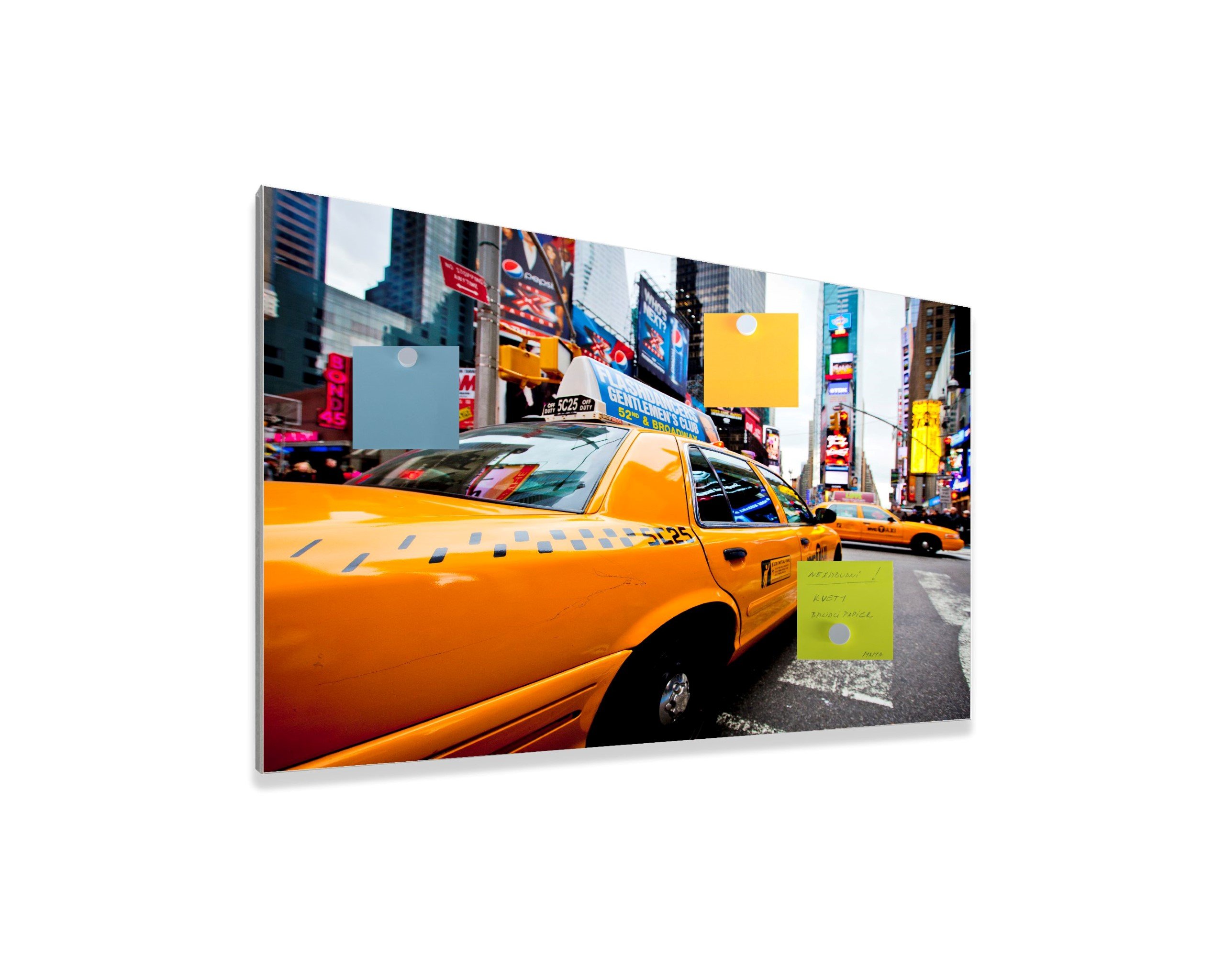 Magnetická tabuľa easy MTv - motív taxi 2