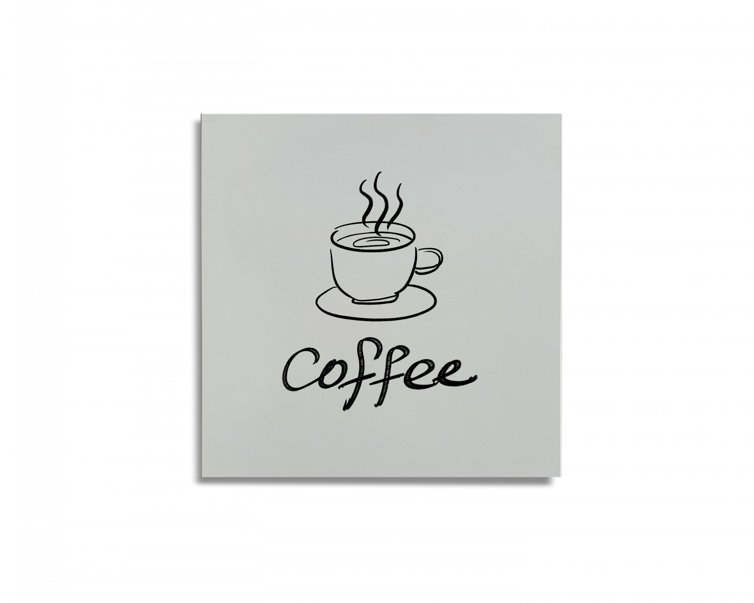 Magnetická tabuľa easy - motív Coffee