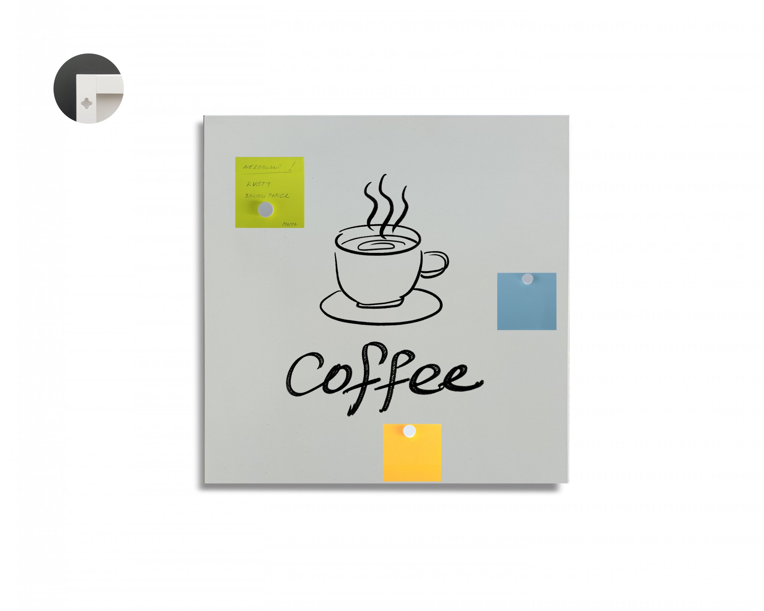 Magnetická tabuľa easy - motív Coffee