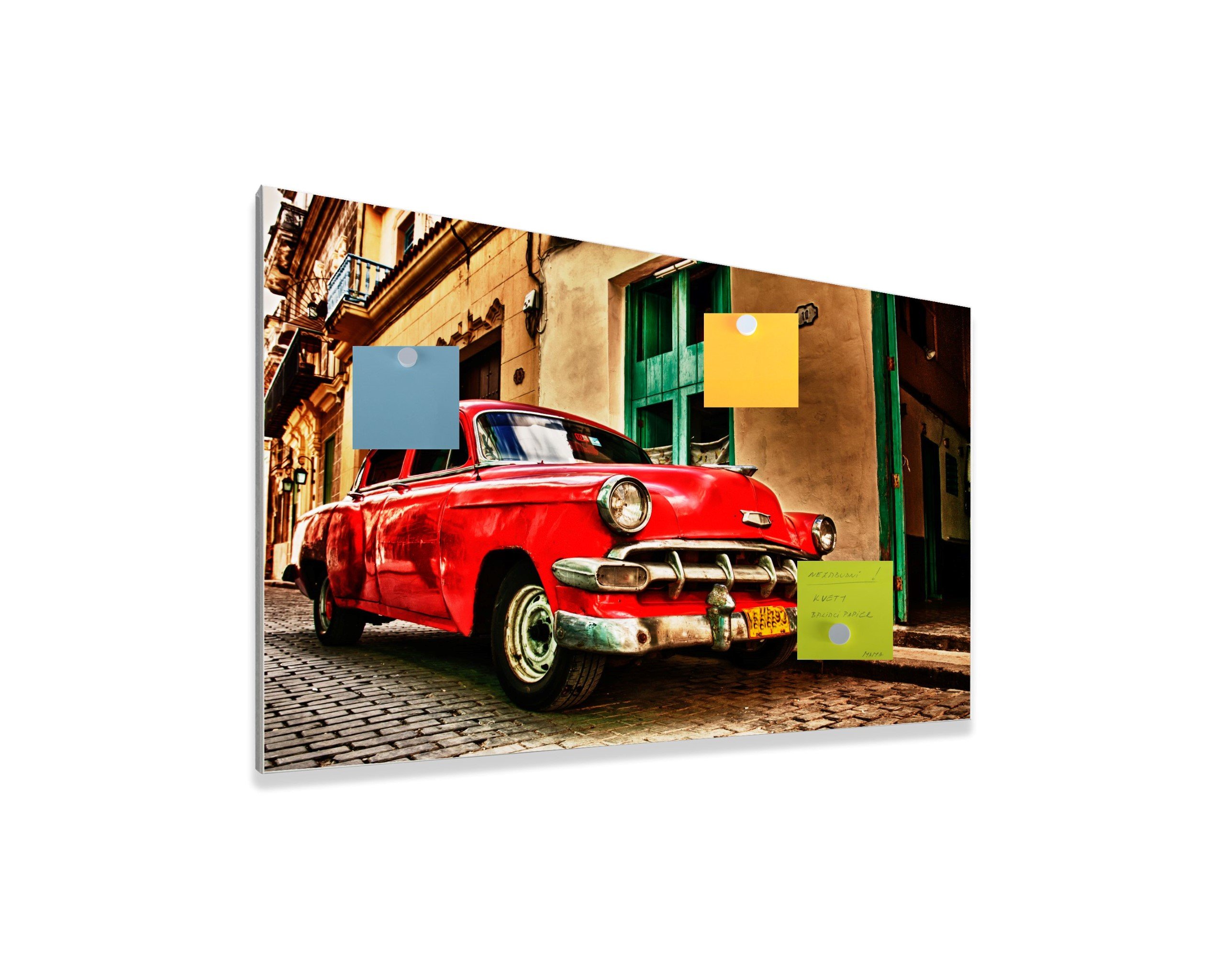 Magnetická tabuľa easy MTv - motív auto 3