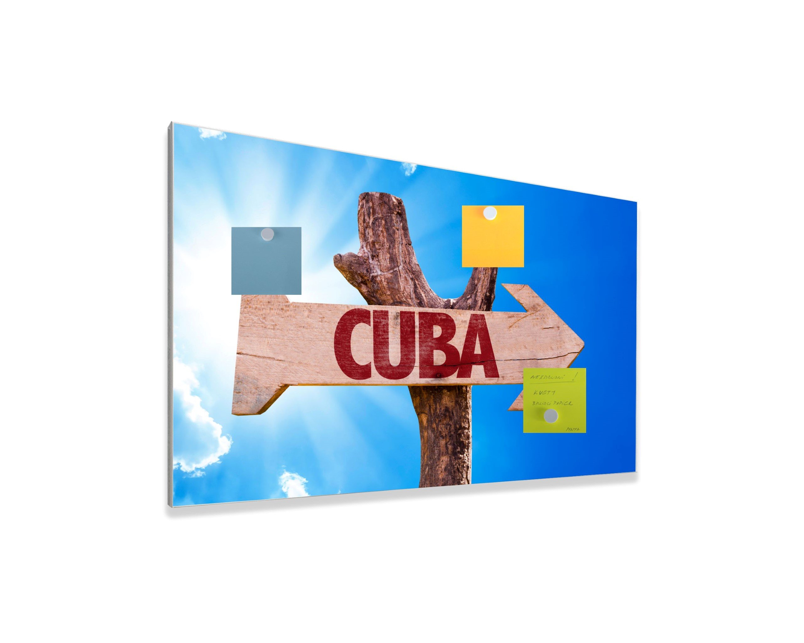 Magnetická tabuľa easy MTv - motív Cuba 2