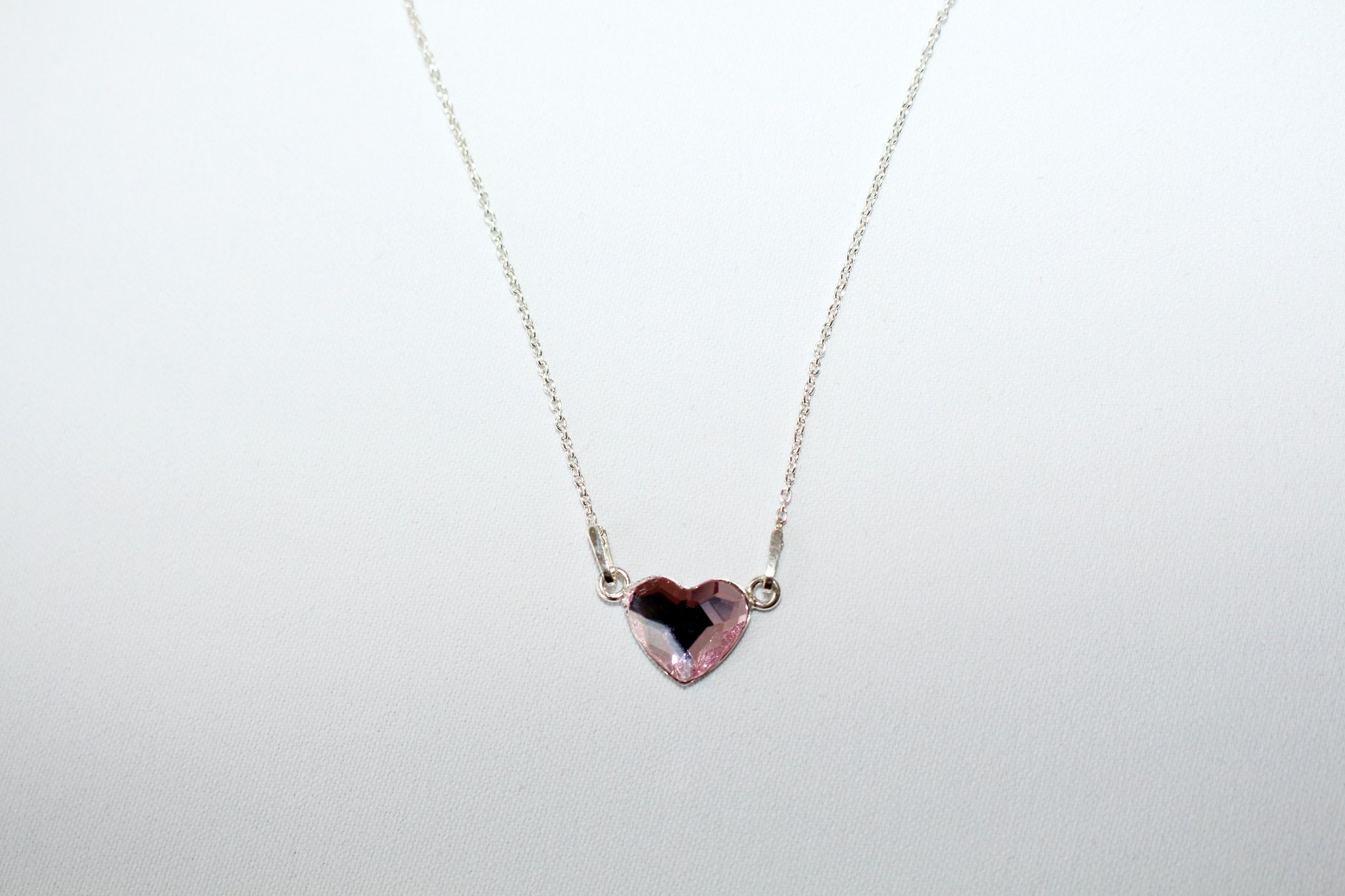 Small Heart in rose Necklace
