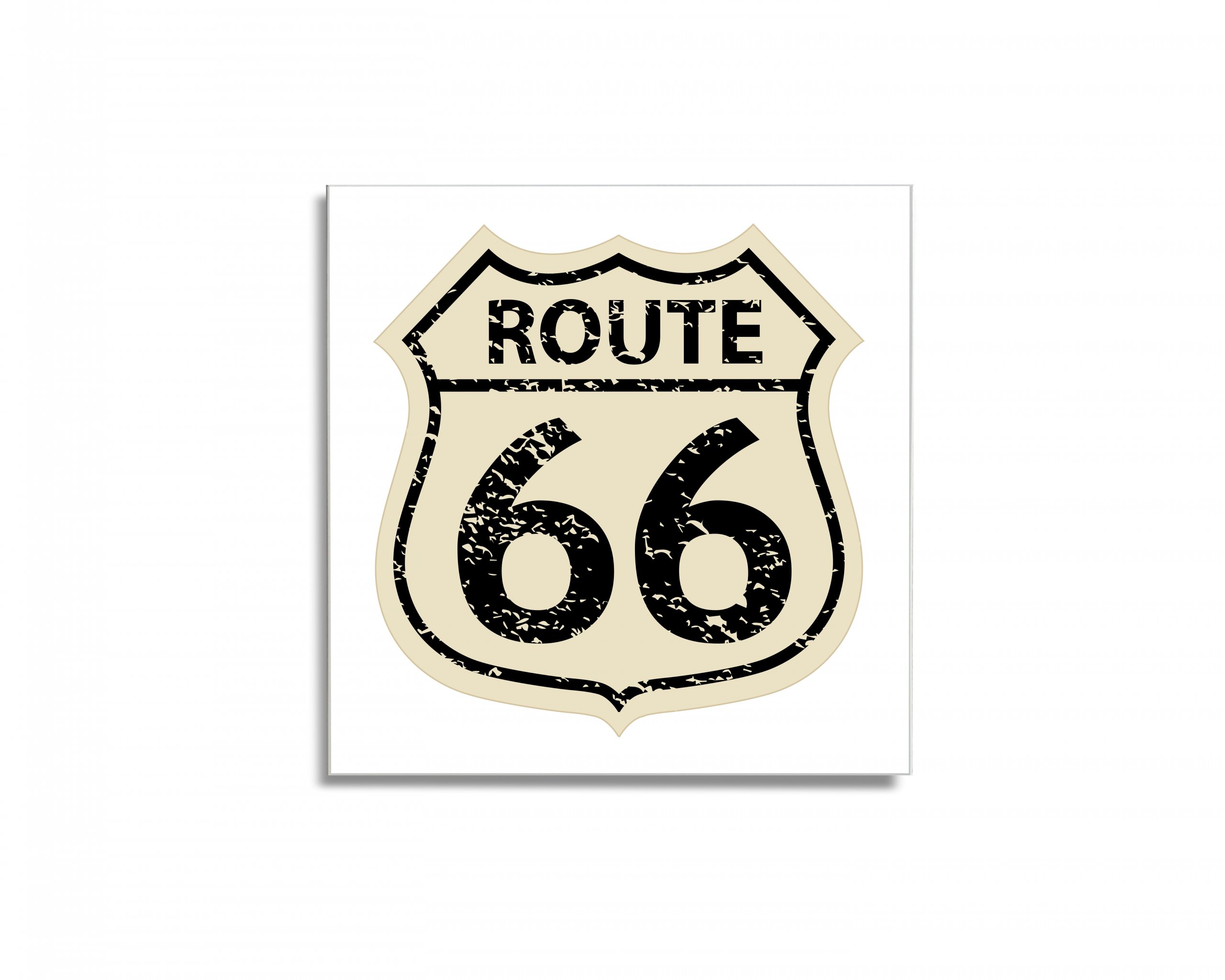 Magnetická tabuľa easy - motív Route 66