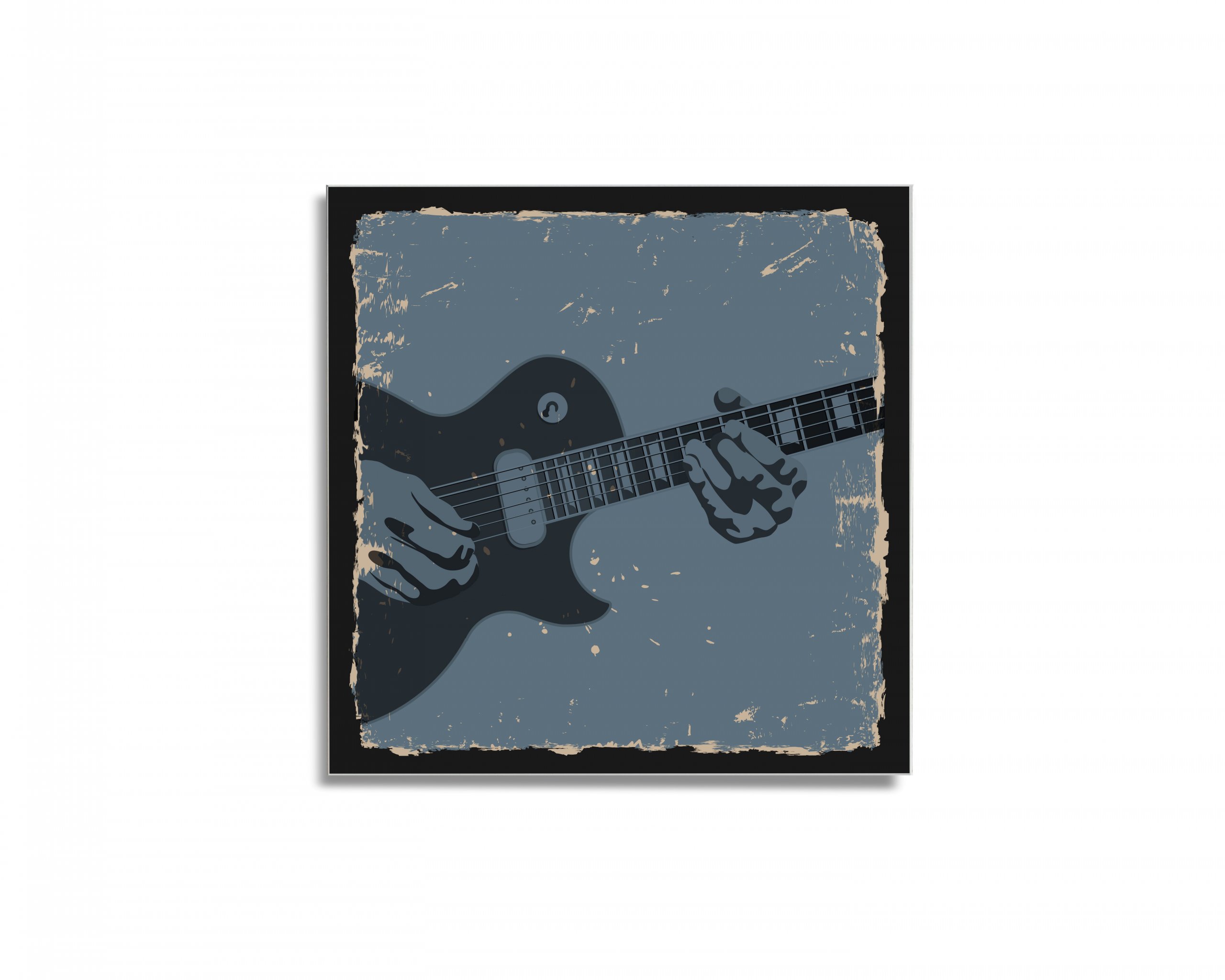 Magnetická tabuľa easy - motív gitara