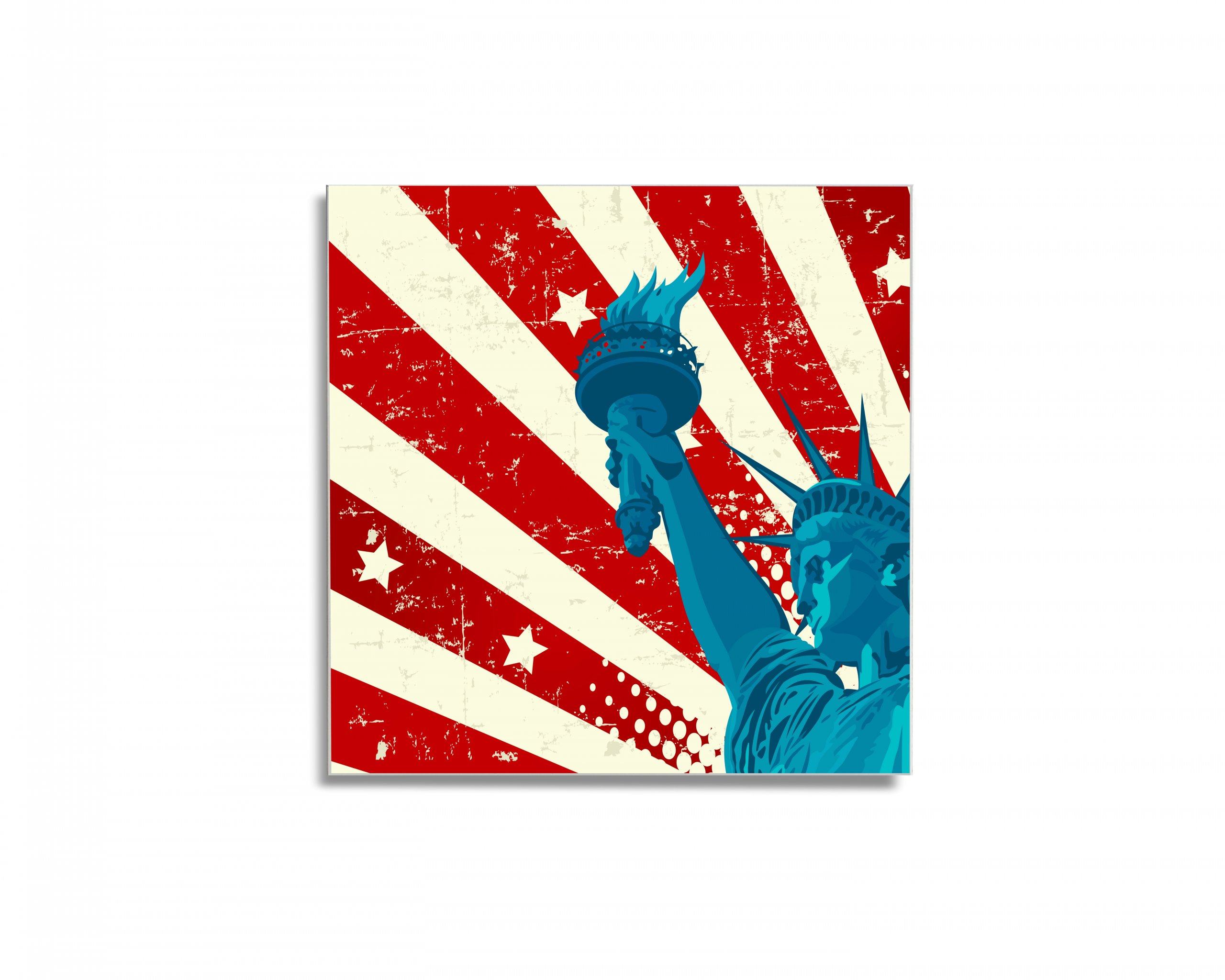 Magnetická tabuľa easy - motív USA 2