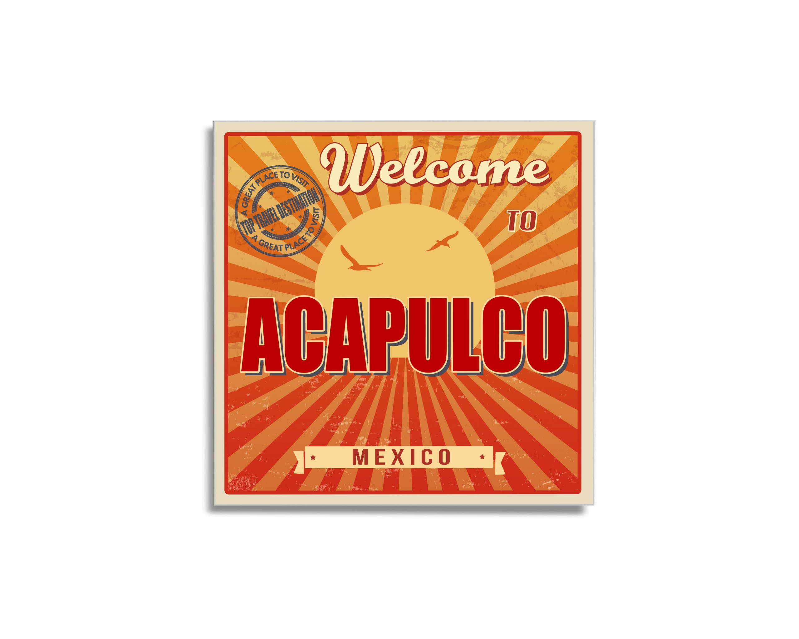 Magnetická tabuľa easy - motív Acapulco
