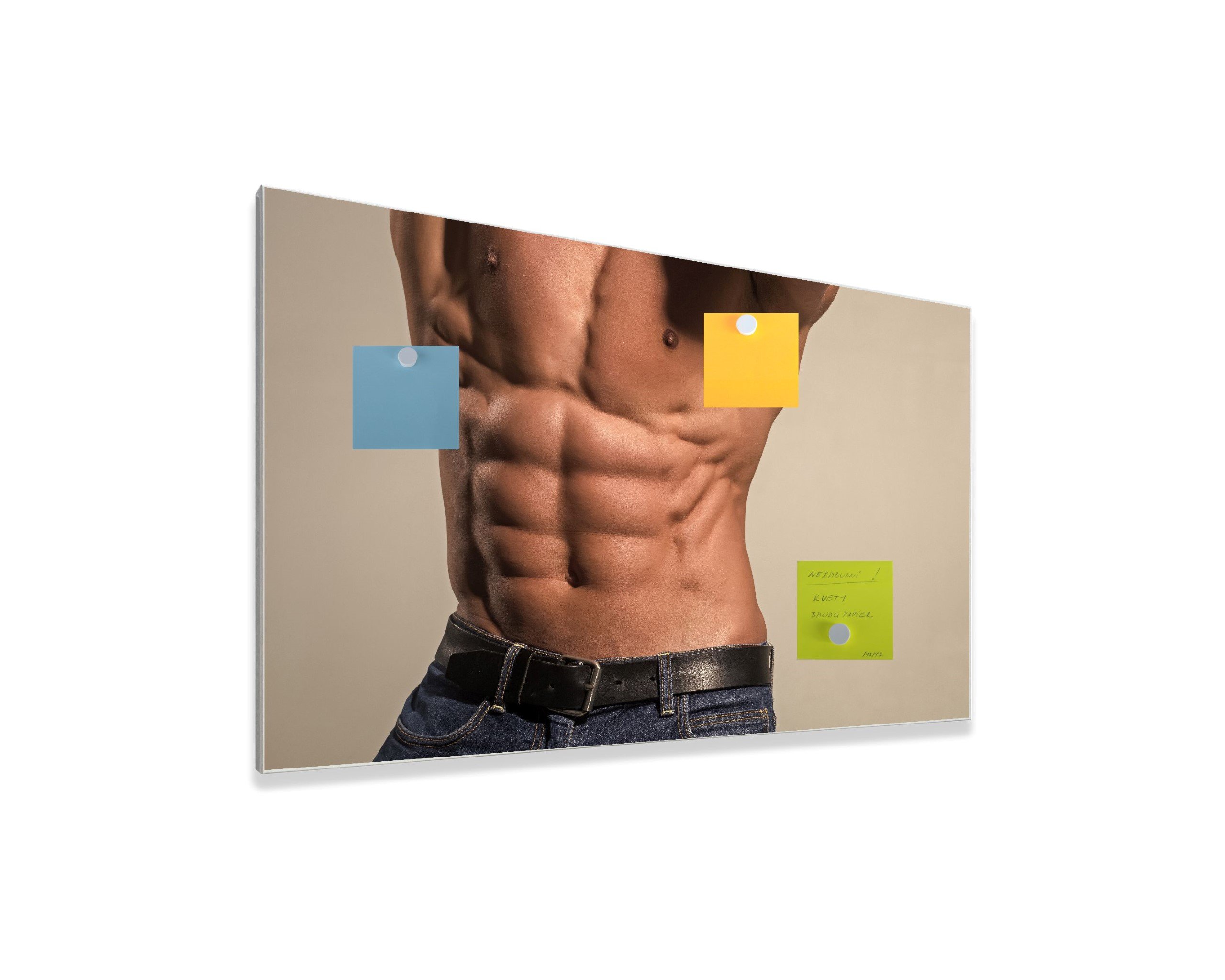 Magnetická tabuľa easy MTv - motív fitness 3