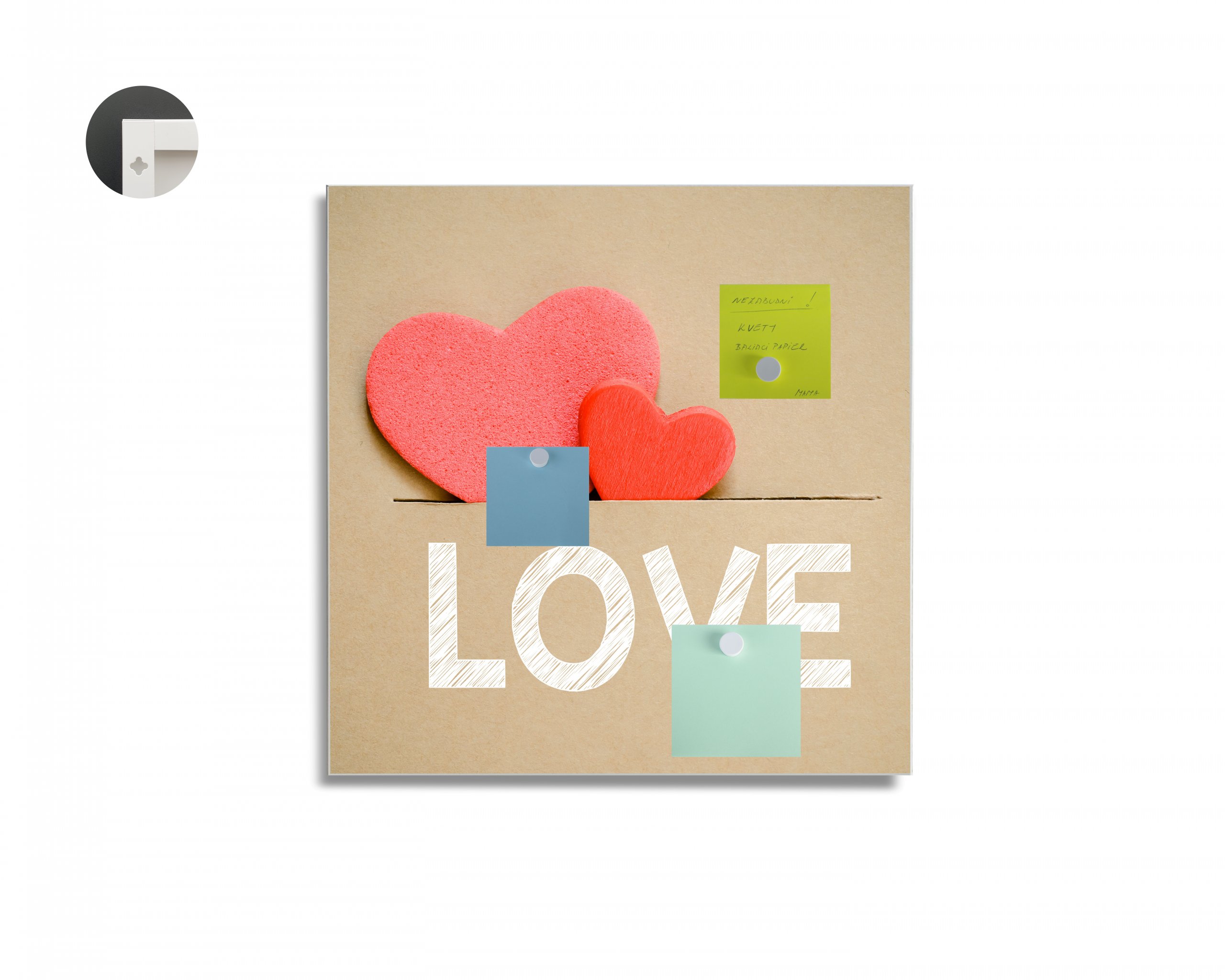 Magnetická tabuľa easy - motív Love 5
