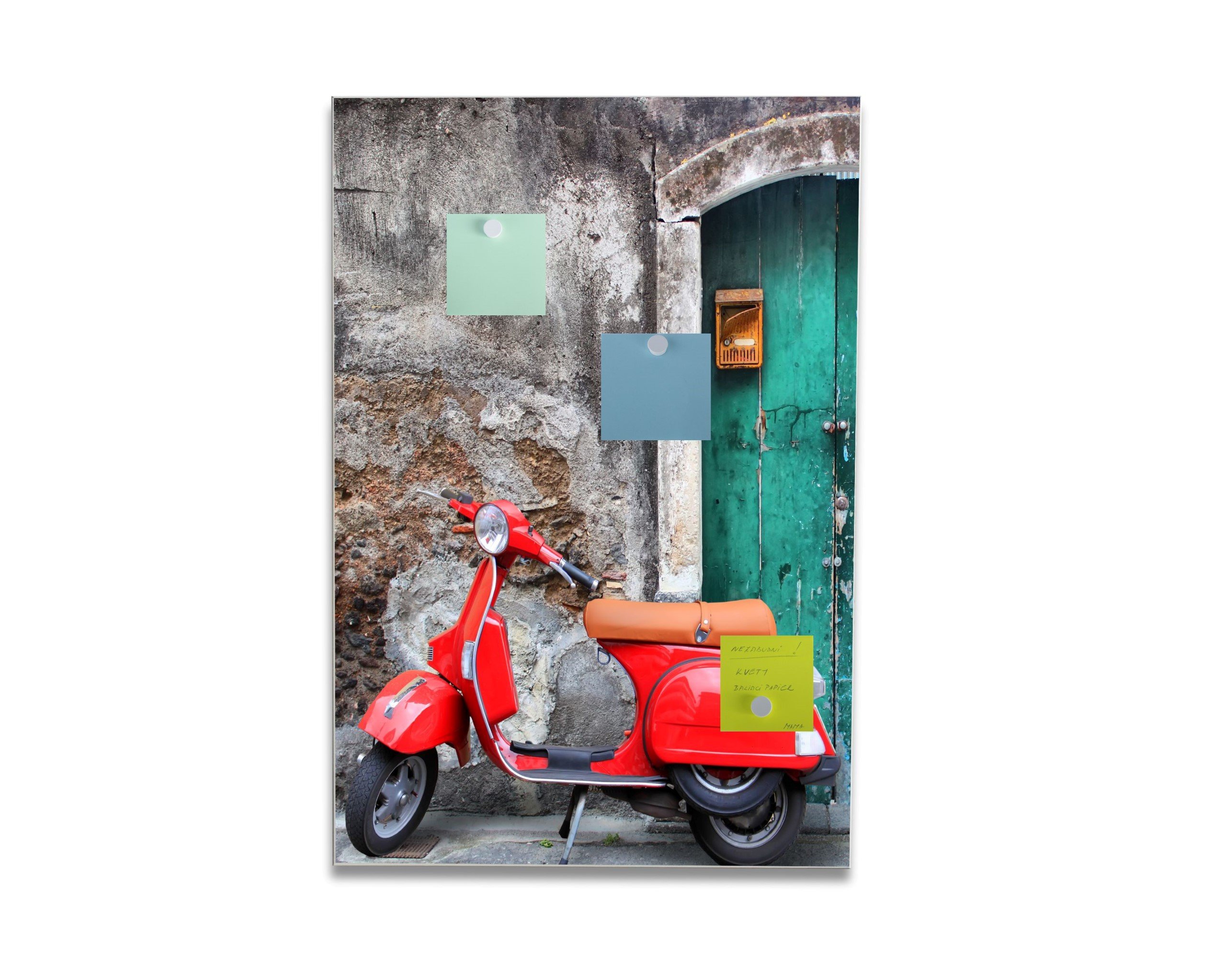 Magnetická tabuľa easy MTz - motív moped 3