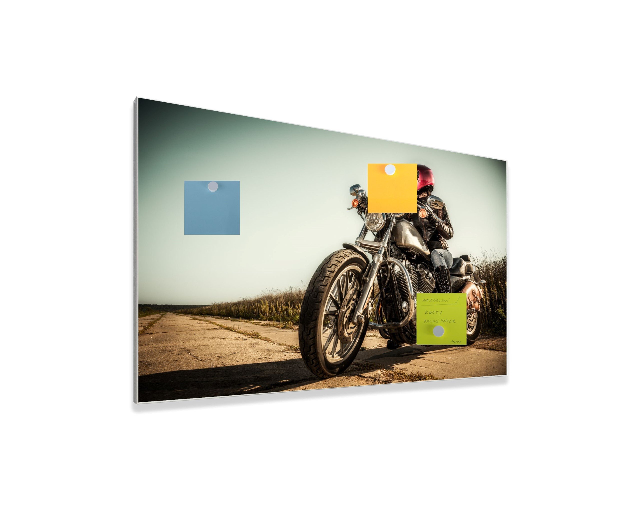 Magnetická tabuľa easy MTv - motív motorka
