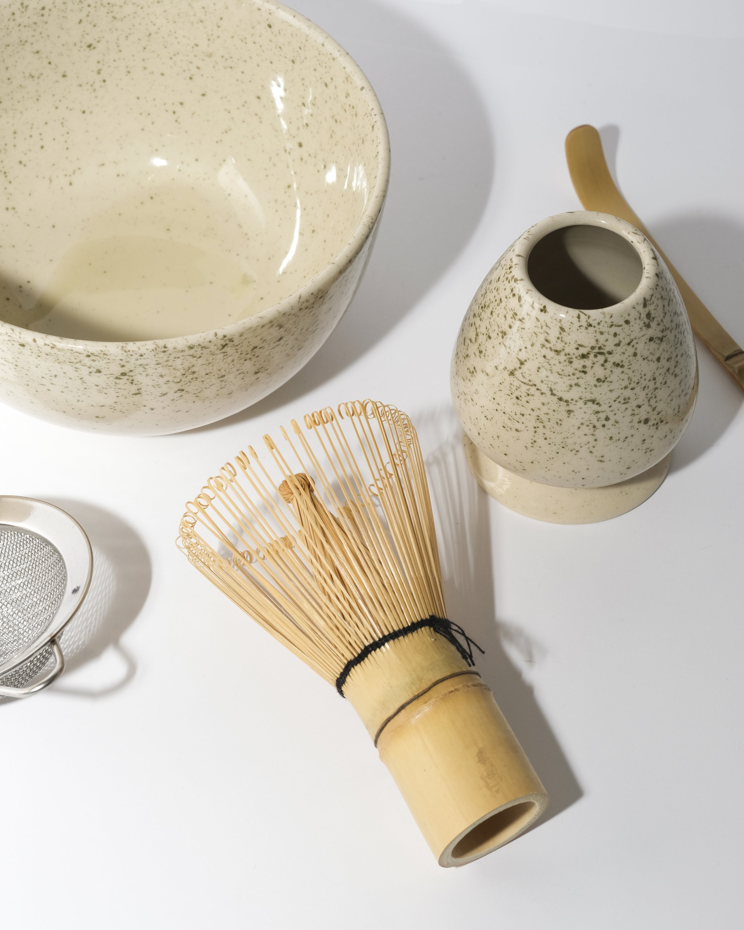 Matcha Ceremoniálny Set – Krémová edícia (5-dielny)